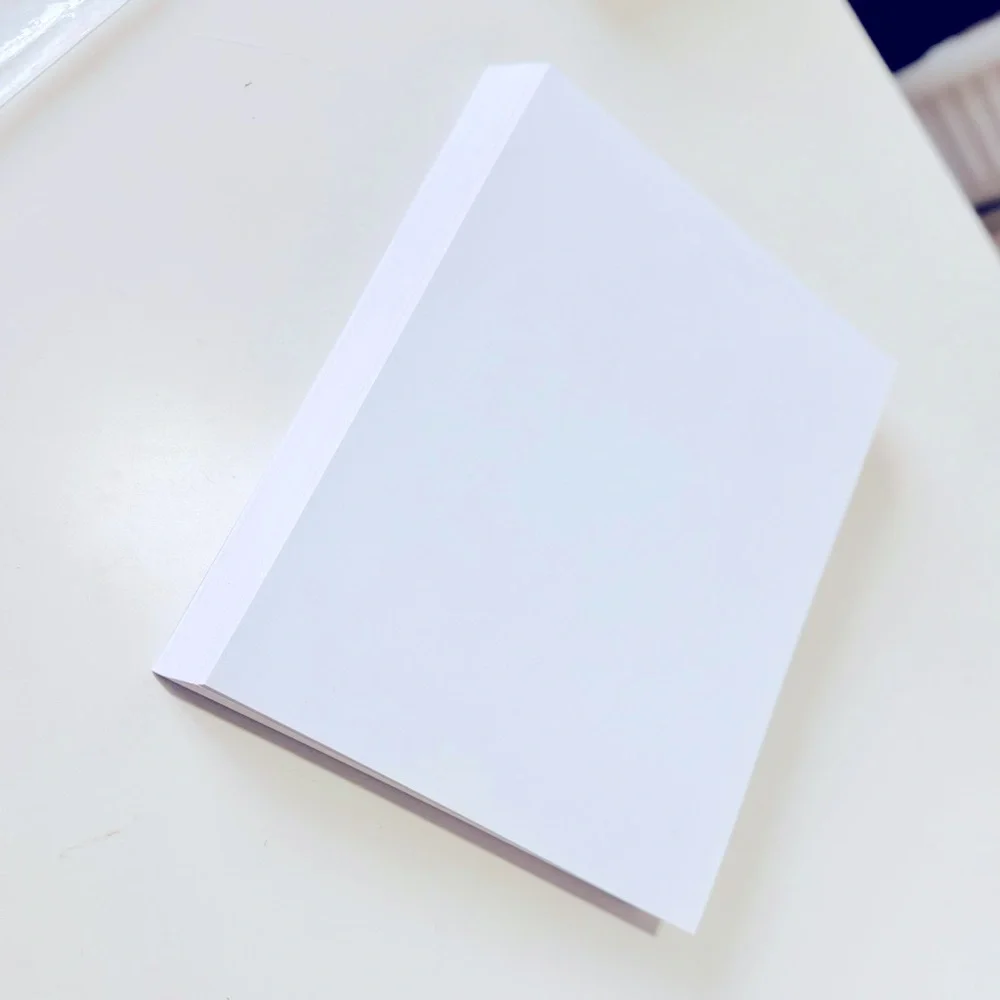 White Silk Matte Card Stock Paper Inkjet Printer 8.5”x11” - 100+ Pages